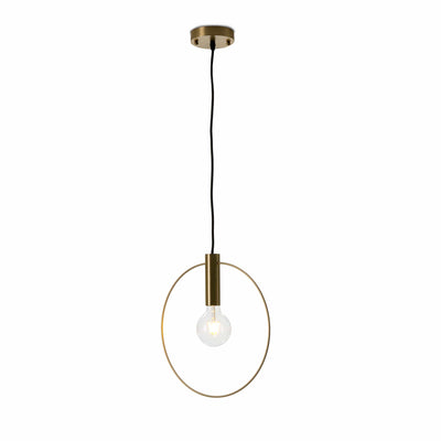 Design KNB Ceiling Lamp Pendant in Golden Metal