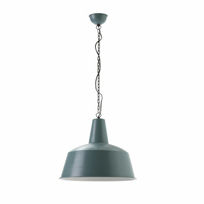 Design KNB Ceiling Lamp with Blue and White Metal