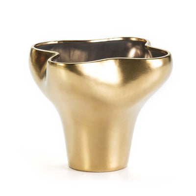 Design KNB Ceramic Golden Vase/Bowl