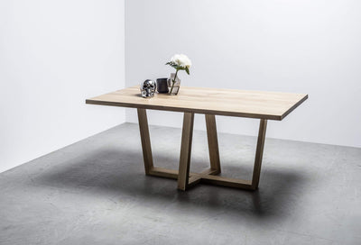 Design KNB Diamond Solid Oak Dining Table