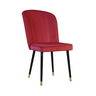 Design KNB Fuschia Pink Matilda: Velvet Dining Chair