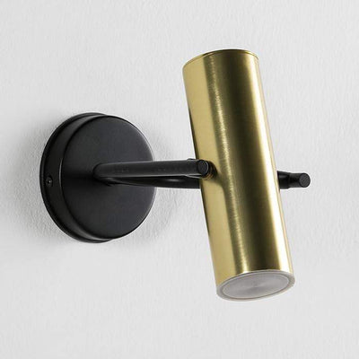 Design KNB Simple Wall Light in Black and Gold Metal