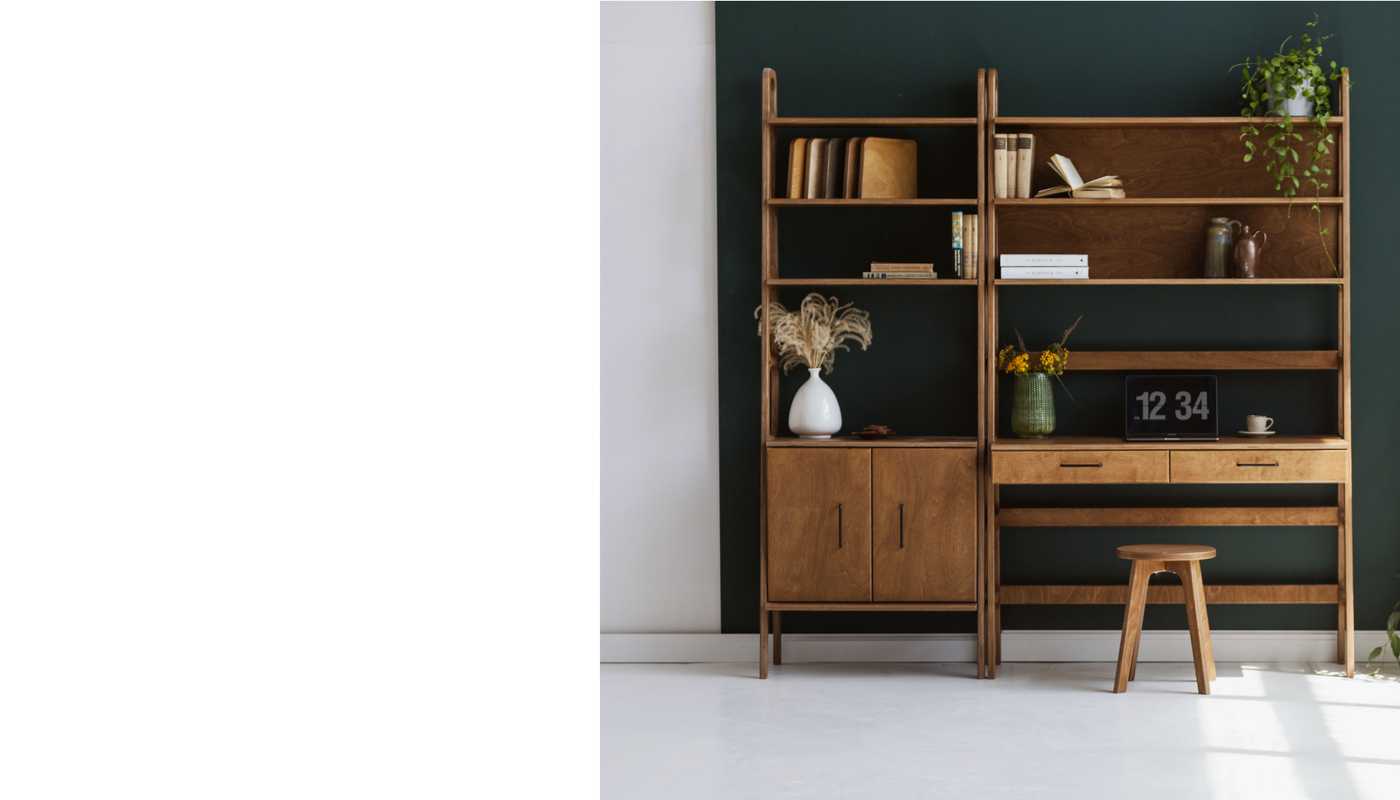 Carefully sourced and curated home office furniture, beautifully made bespoke desks and office chairs