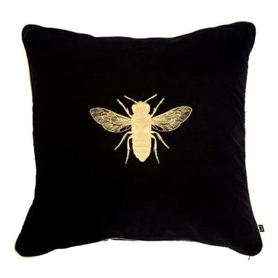 Design KNB Black Luxury Velvet Cushion Insectarium N ° 4