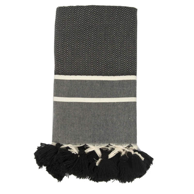 Design KNB Black Stockholm Throw