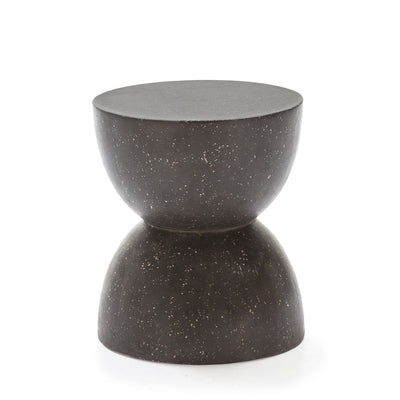 Design KNB Black Terrazzo Side Table/ Stool