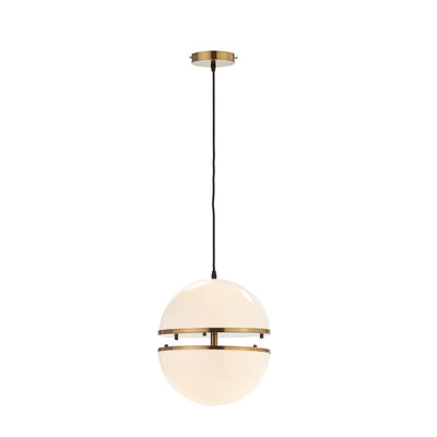 Design KNB Ceiling Light Acrylic White/Golden Metal