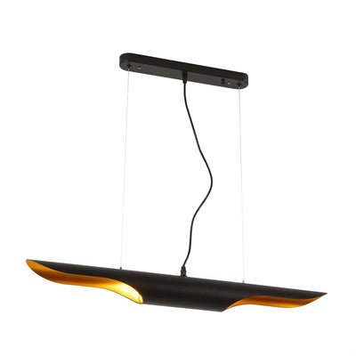 Design KNB Ceiling Light in Black Metal