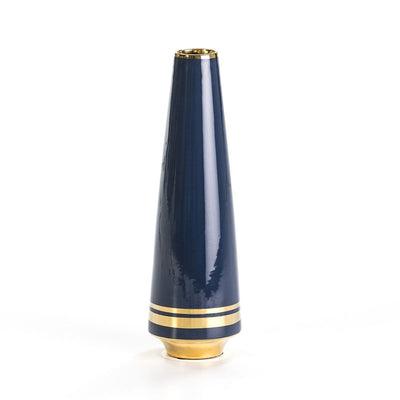 Design KNB Ceramic Urn in Blue and Gold