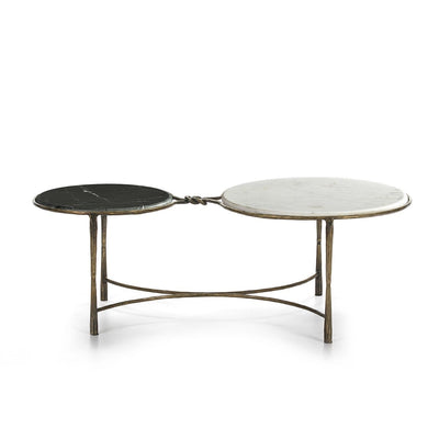 Design KNB coffee table Coffee Table with Black and White Marble
