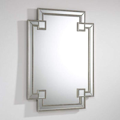 Design KNB Decorative Mirror in Silver with details