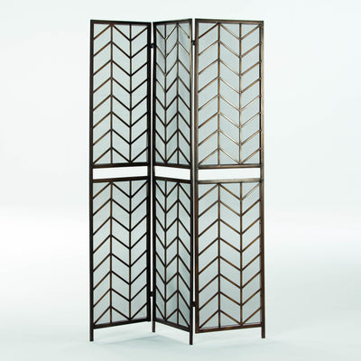 Design KNB Folding Screen in Golden Metal