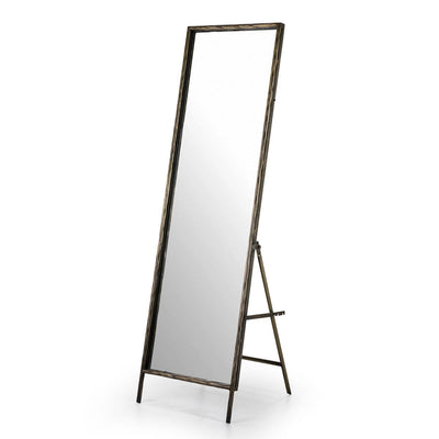 Design KNB Full-Length Golden Metal Standing Mirror