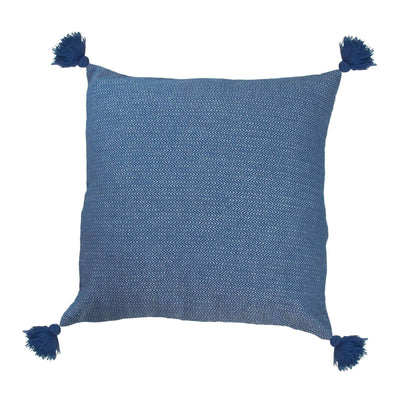 Stockholm cushion in greek blue