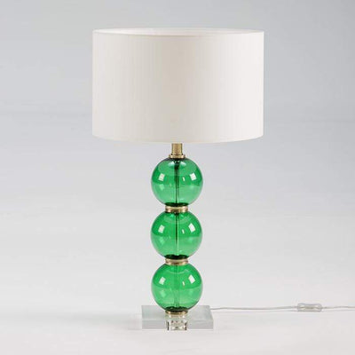 Design KNB Green Glass Table Light (without Lampshade)