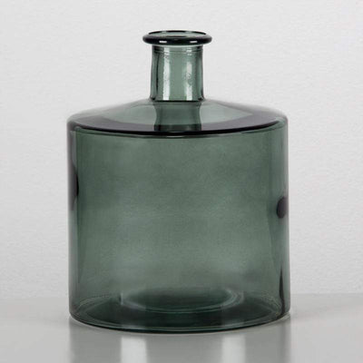 Design KNB Green Glass Urn/Vase