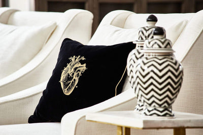 Design KNB Luxurious Velvet Cushion Curiosities No.5