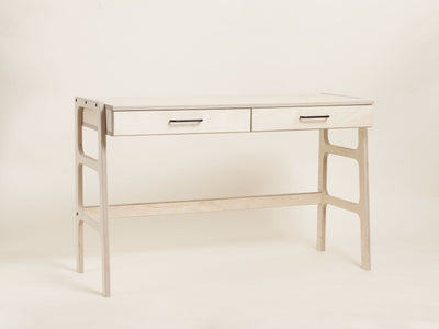 Design KNB Mid Century Desk with Drawers Frisk (65cm depth)