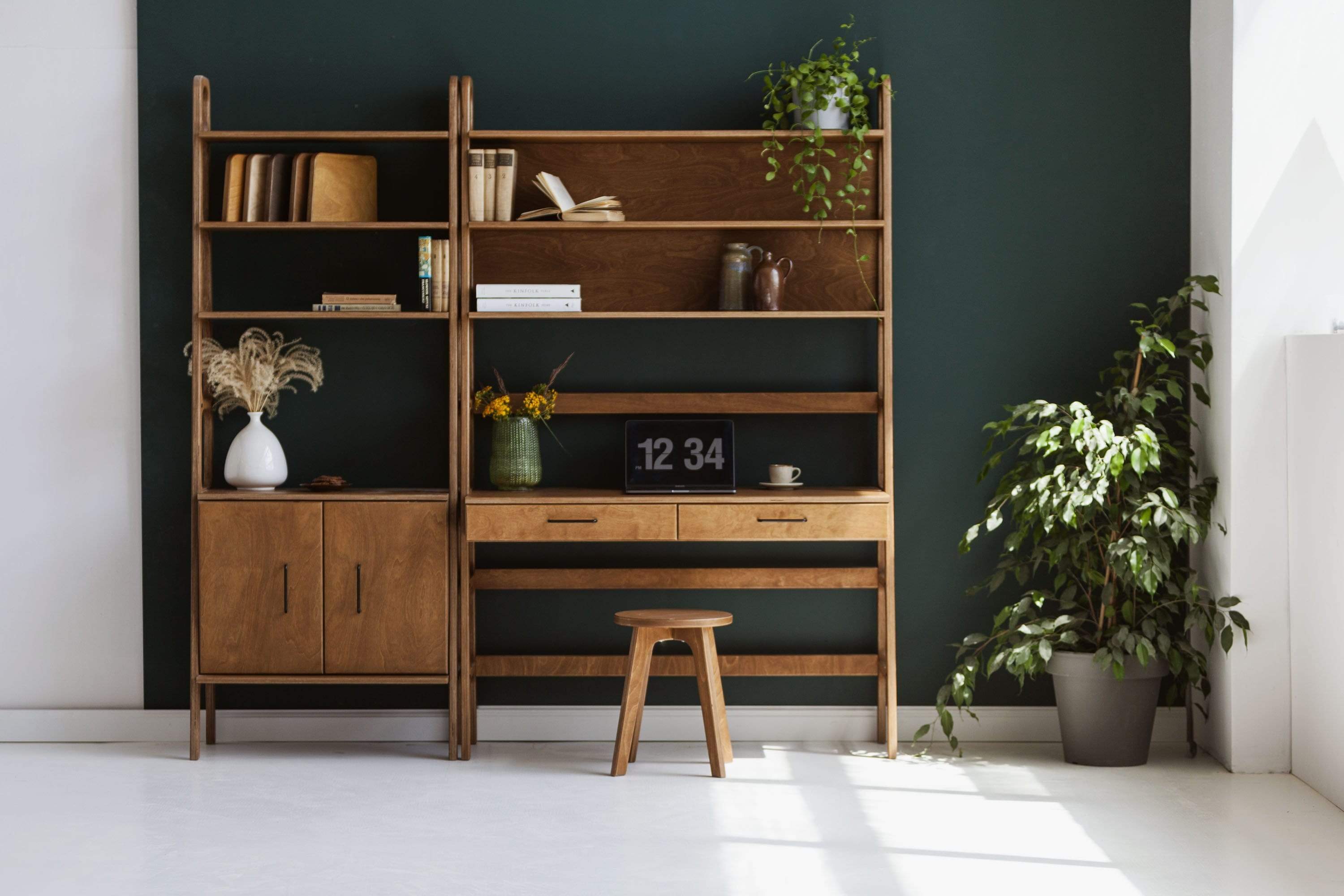 みきほう　The Bookshelf 10巻 洋書 Mid-Century Bookcase Maxi: Cabinet and Drawers