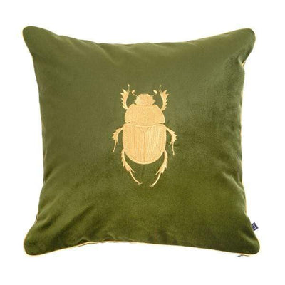 Design KNB Olive Luxury Velvet Cushion Insectarium N ° 2