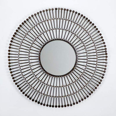 Design KNB Round Metal Copper Mirror
