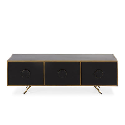 Design KNB TV Furniture in Black and Gold