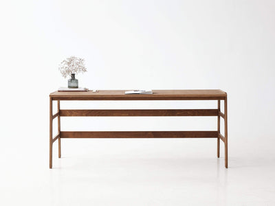 Design KNB Walnut Mid-Century Minimalist Desk Frisk 1800cm