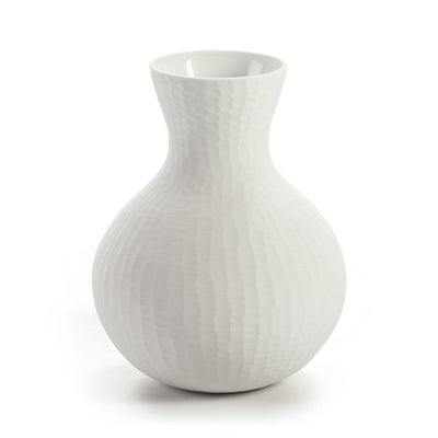 Design KNB White Glass Vase