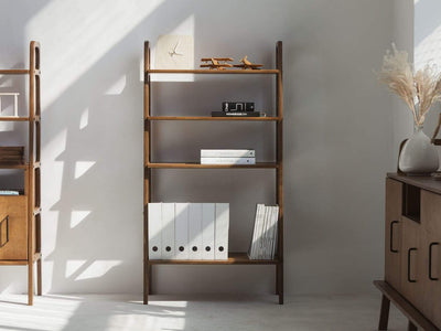 Plywood Project Mid-Century bookcase FRISK Midi 4 shelves